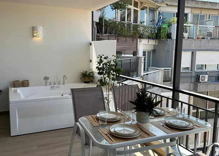 아파트 Luxury 70m2 With 2 Bedrooms ,balcony And Jacuzzi , Downtown